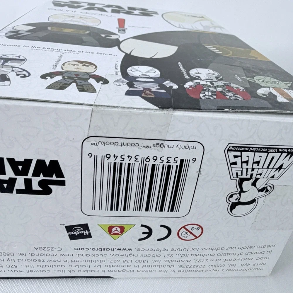 Hasbro Star Wars Mighty Muggs Count Dooku Vinyl Action Figure 2007‎